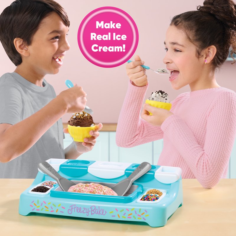 Ice Cream Maker Toy for Kids Ages 8+ | Freezy Bake Kitchen Playset