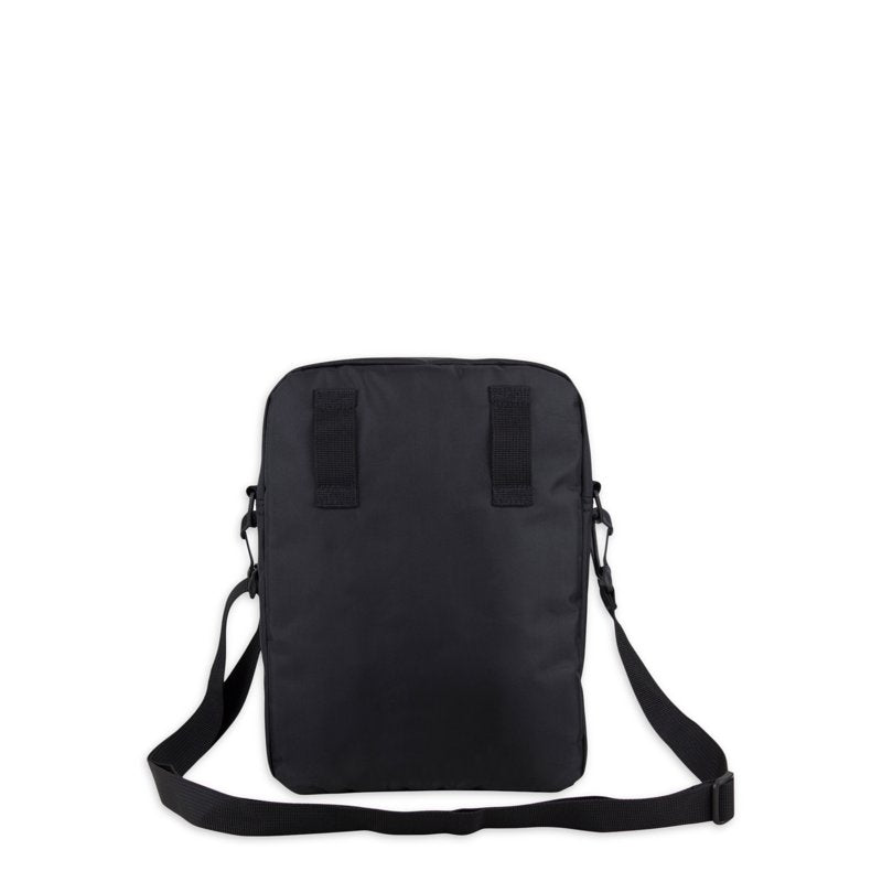 Unisex Travel Backpack with Removable Shoulder Bag - Black