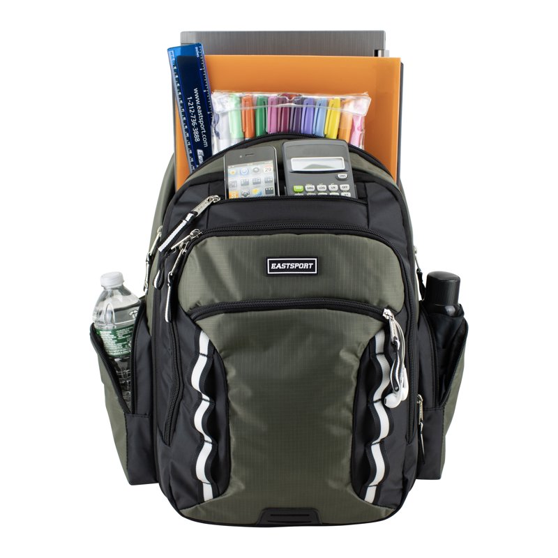 Expandable School & Laptop Backpack - Fits 17 Inch Laptop, Multiple Pockets, Adjustable Straps