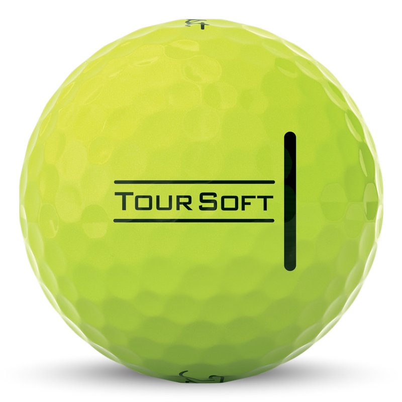 Titleist Tour Soft Golf Balls 12 Pack - Yellow, 2022 Variation