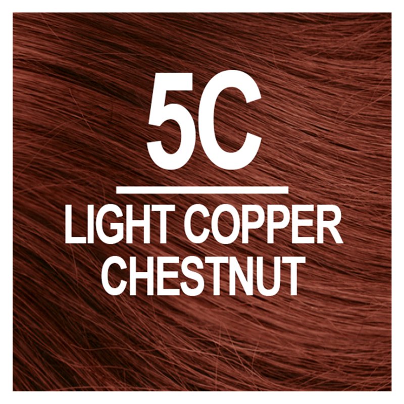 Natural Permanent Hair Color Kit - 6 Pack Light Copper Chestnut & More