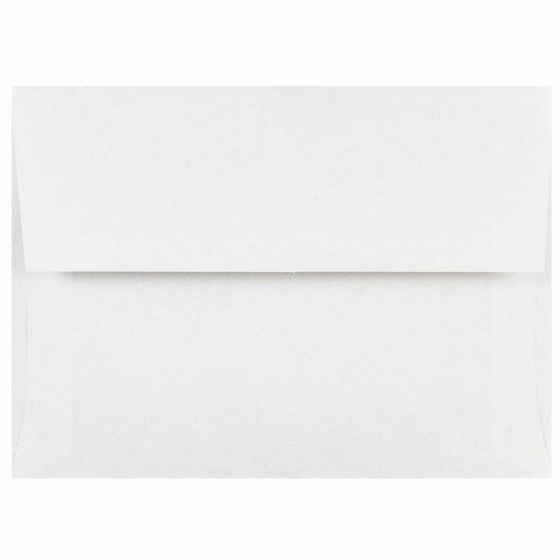 A6 Invitation Envelopes 4.75 x 6.5 Inches White Pack of 50