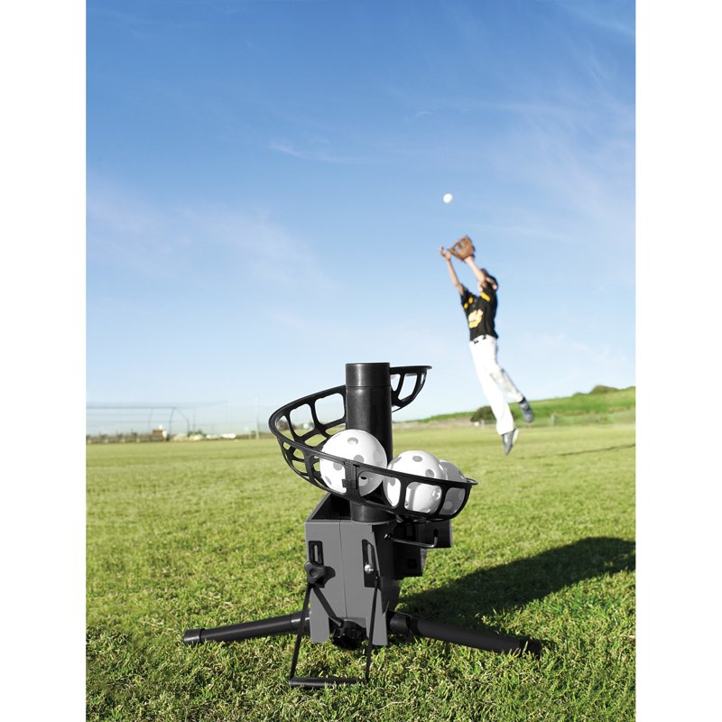 Soft Toss Baseball Pitching Machine & Fielding Trainer for Batting & Glove Work