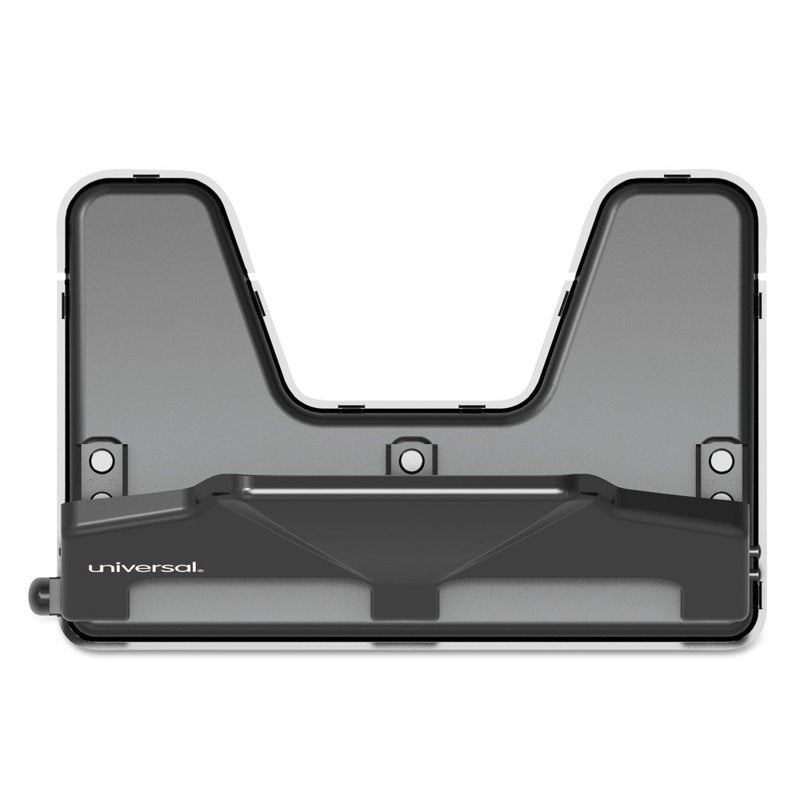 Power Assist 30-Sheet Capacity Three-Hole Punch for Office Use - Black