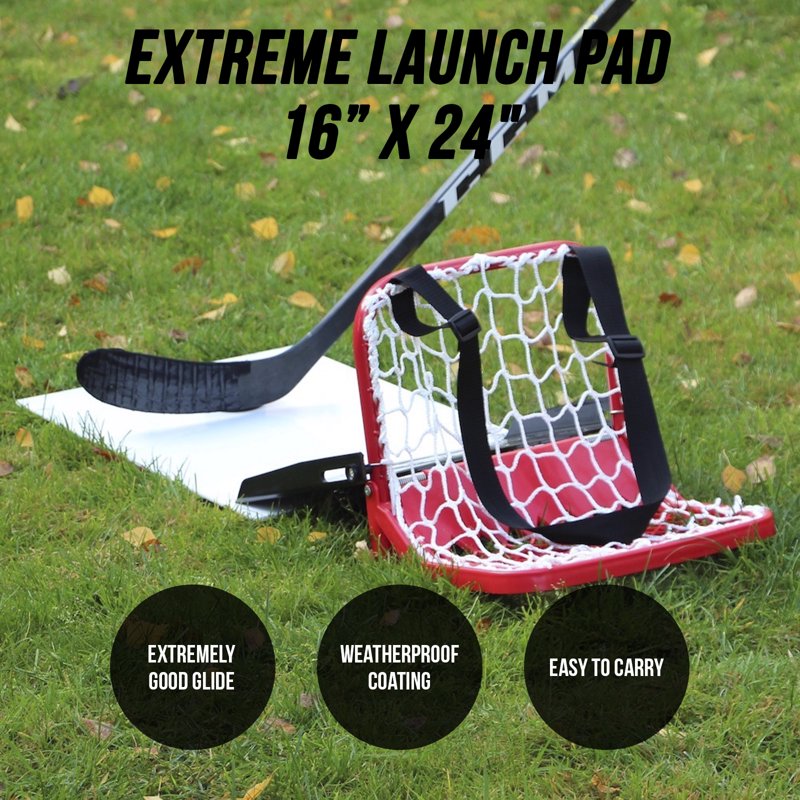 Hockey Shooting Pad 16x24 Inch Ice-Feel Practice Pad for Saucer Passes
