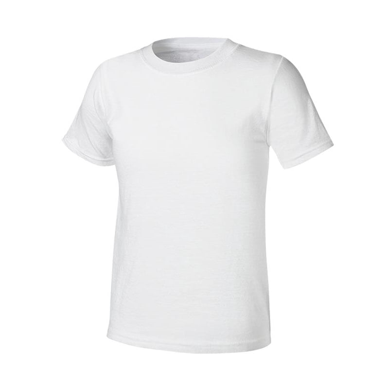 Hanes Boys' EcoSmart Crew Undershirt Pack - Breathable Tagless Cotton Blend