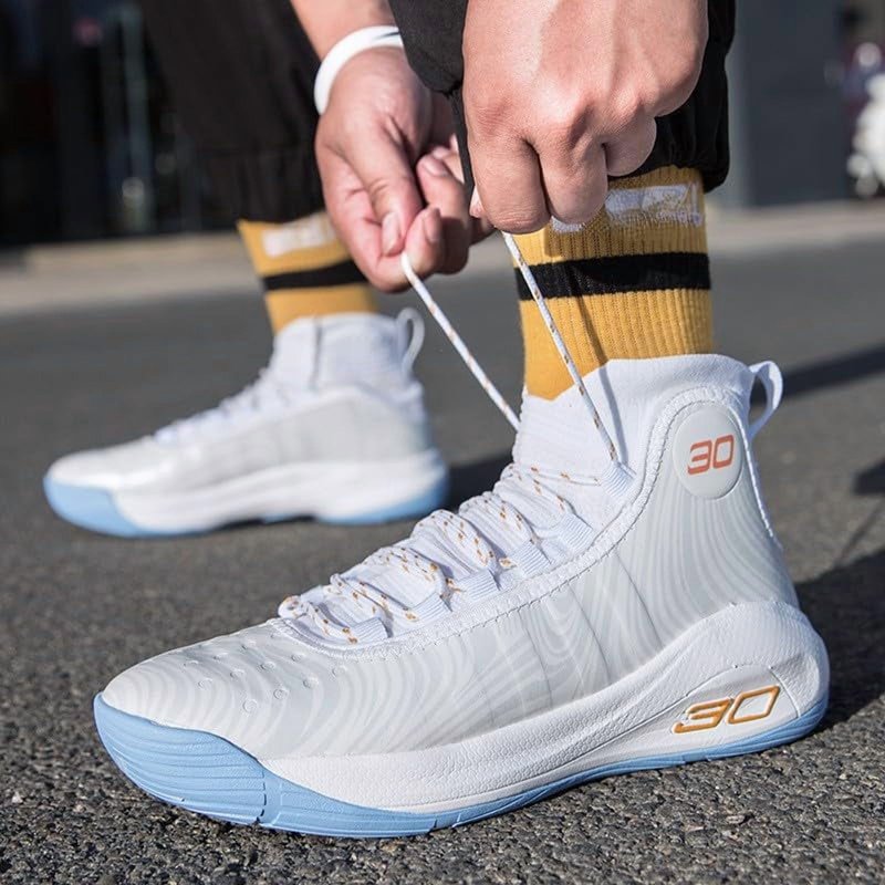 Men's Basketball Shoes Anti Slip Sports Sneakers for Training and Outdoor Activities