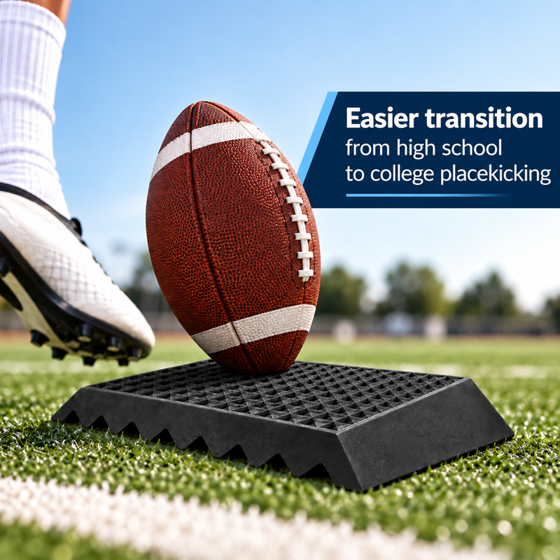 Football Kicking Tees Half-Inch Pack of 6 for Practice & Game Drills
