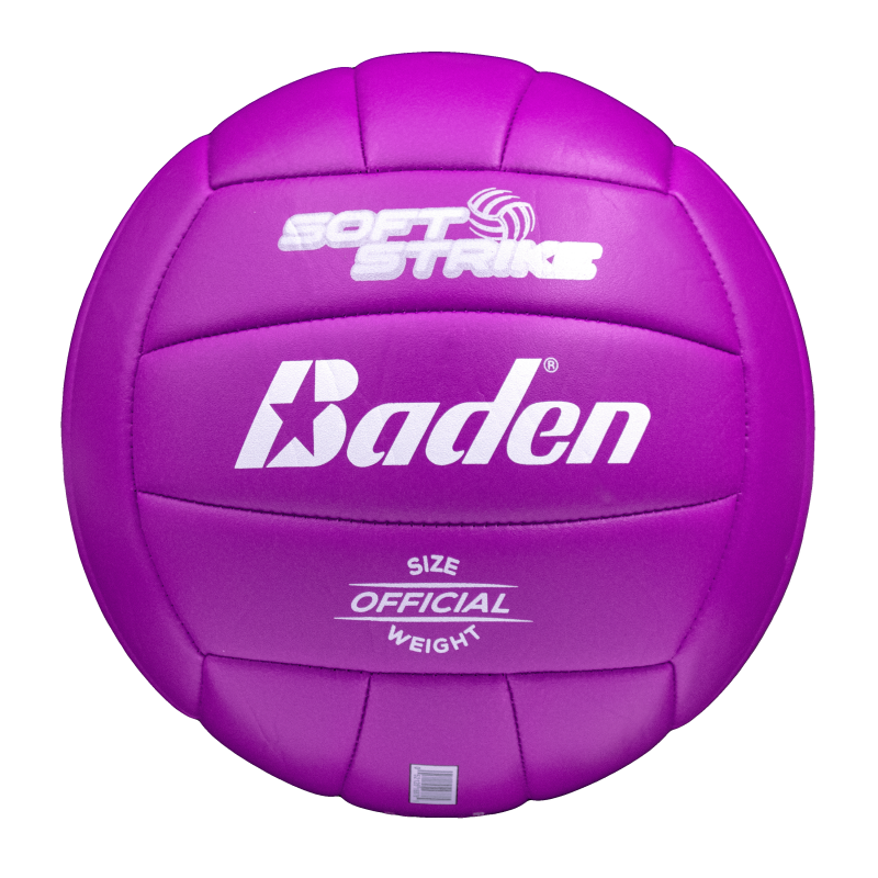 Baden Soft Strike Official Size Volleyball - Purple (Variation: Purple) Indoor/Outdoor