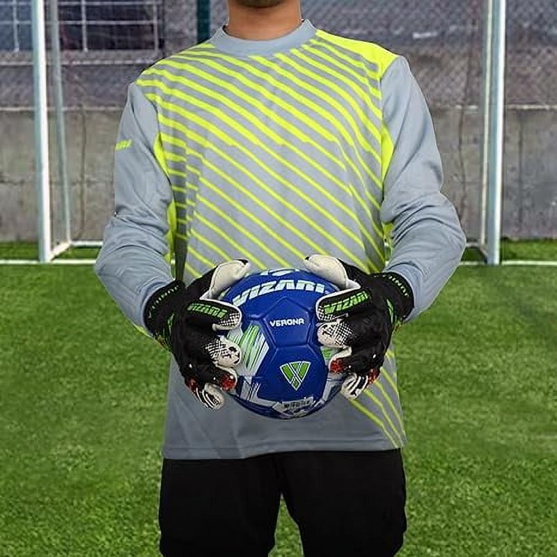 Vizari Elbow Padded Arroyo Soccer Goalkeeper Jersey - Youth XL YL Green/Yellow