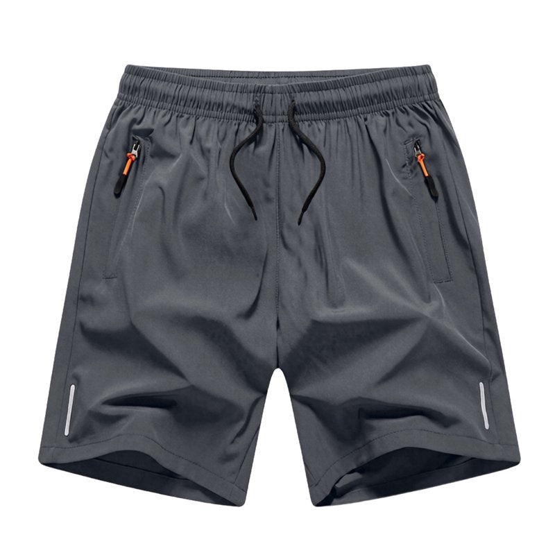 Boys Athletic Shorts 4 Pcs Quick Dry with Zipper/Pockets, Loose Baggy Sport Shorts 3-15Y - Includes Z3-Black MKOSPLRT Variation