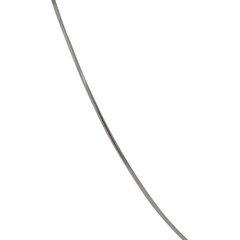Women's Sterling Silver Round Snake Necklace - 20 Inch Italian Chain