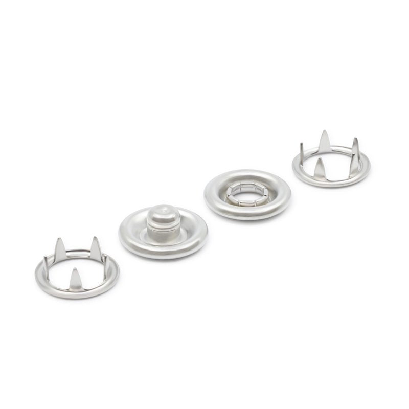 Snap Fastener Kit with Tool for Light & Medium Fabric - 10 Sets