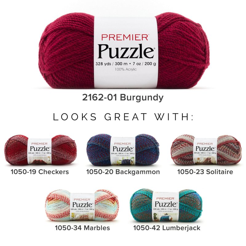 Solid Color Yarn for Crocheting and Knitting - Soft, Safe, 14 Colors