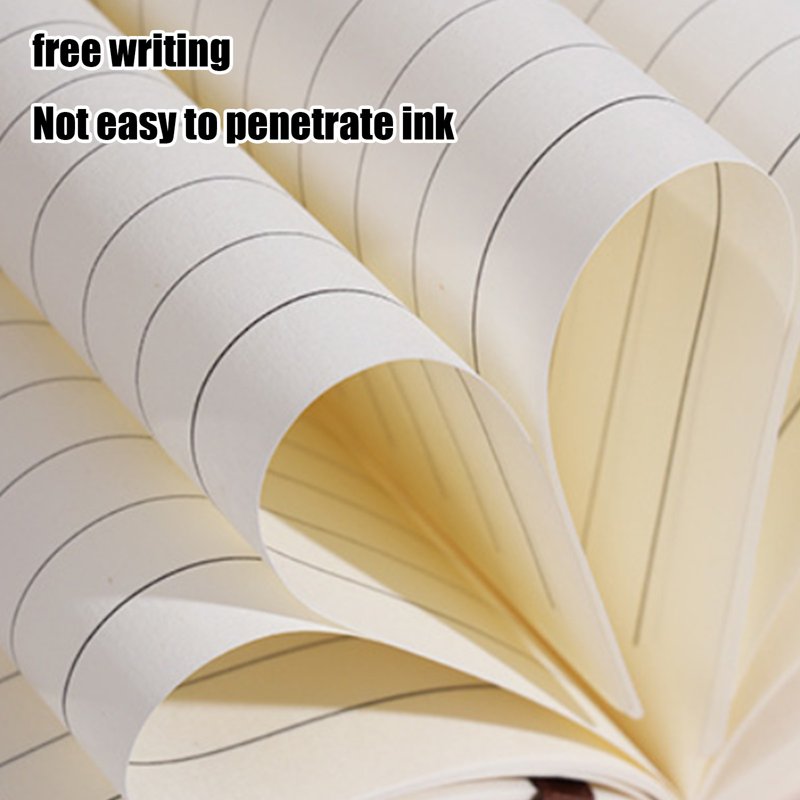 Lined Hardcover Notebook for Journaling and Note Taking - 200 Pages, A5 Size, Leather Cover with Pen Holder, Various Colors