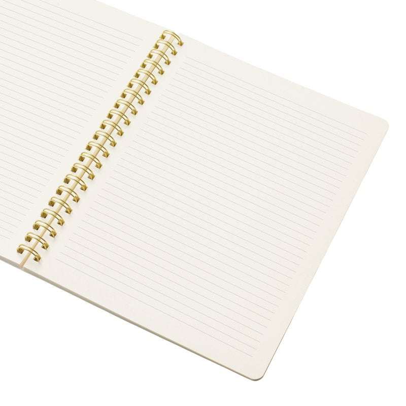 Spiral Hardcover Notebook B5 Size - College Ruled Pink Lined Journal