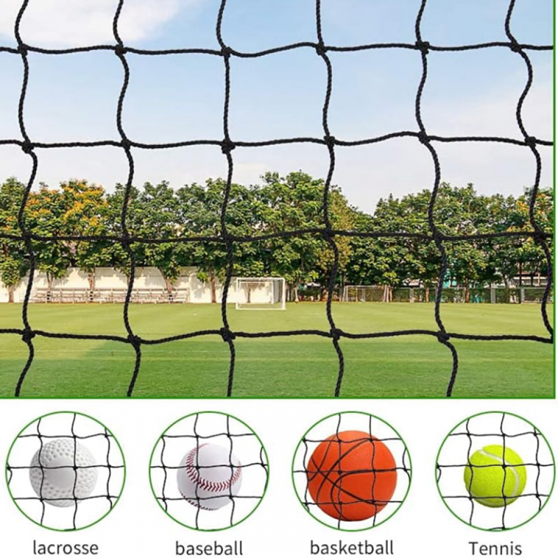 Heavy Duty Baseball & Soccer Backstop Net 10x15ft - Reinforced Nylon Sports Barrier