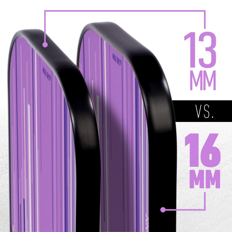 Pro Pickleball Paddle with MaxGrit Surface – 16mm Poly Core, USAPA Approved