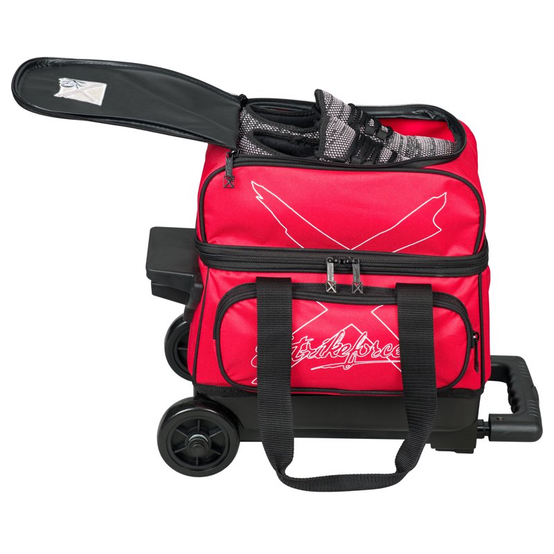 Hybrid Single Bowling Ball Roller Bag - Red (KR Strikeforce) Variation: Red
