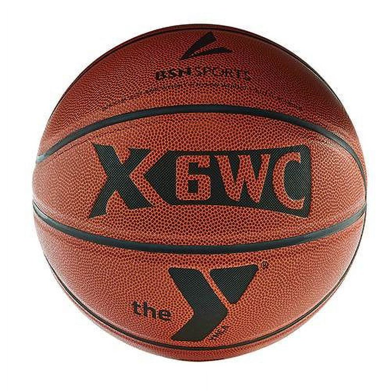 Indoor/Outdoor Basketball - Composite Leather, Wide-Channel Grip, BSN SPORTS YMCA