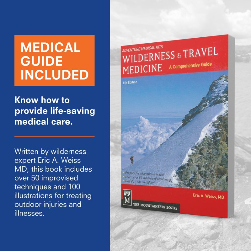 Professional Medical Emergency Kit with CPR Mask, Splint, Wound Care & Vital Monitoring