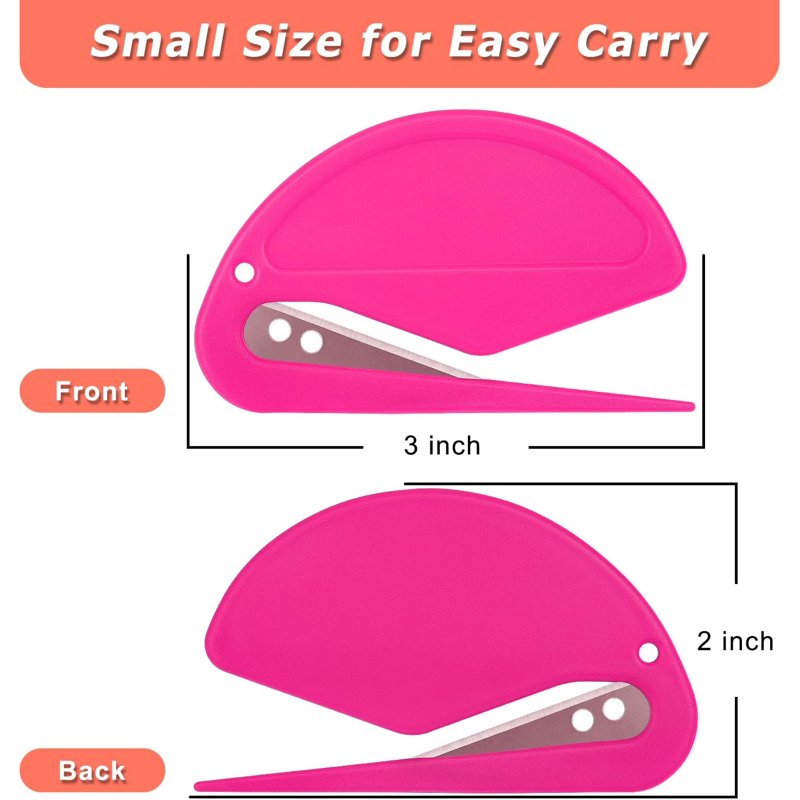 Set of 6 Letter Openers Envelope Slitters Sharp & Easy to Use Office Tools