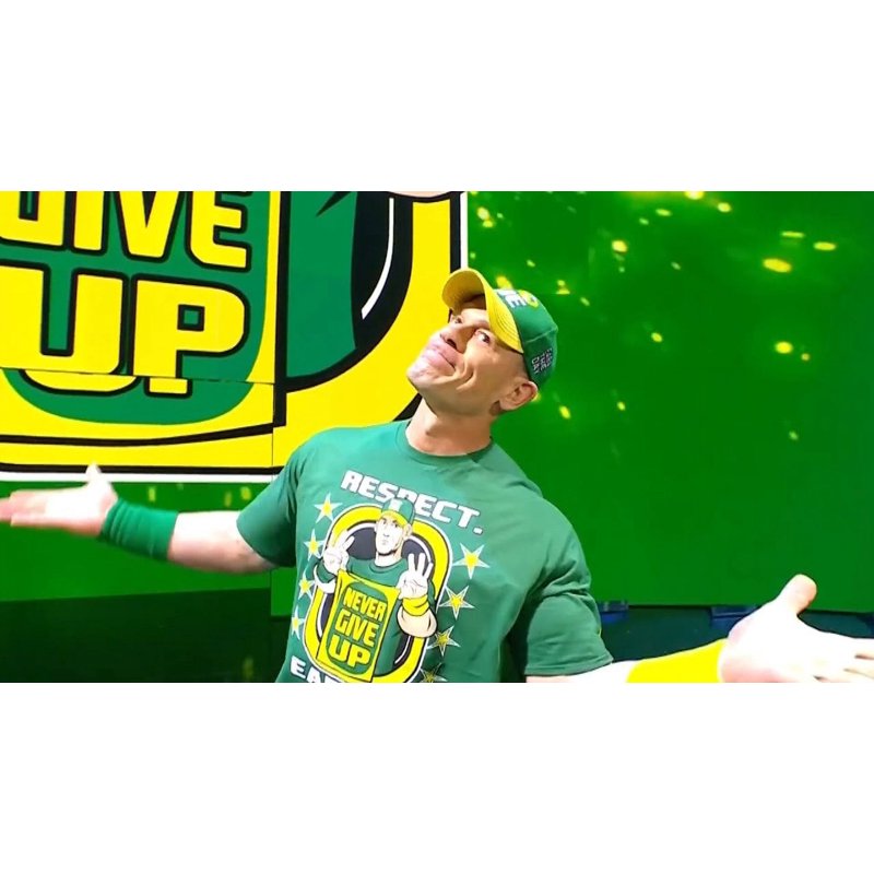 John Cena Earn The Day Baseball Cap - Yellow and Green Men's Hat