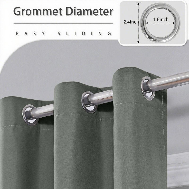 Blackout Thermal Insulated Curtain Panel for Bedroom and Living Room