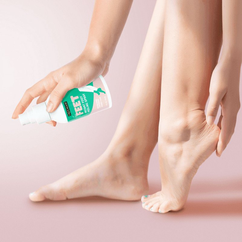 Foot Peeling Spray with Coconut & Aloe - Softening & Exfoliating Foot Spray, 4 fl oz