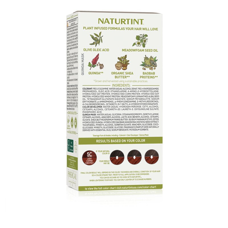 Permanent Hair Color Set - Natural, Vibrant Shades for Gray Coverage