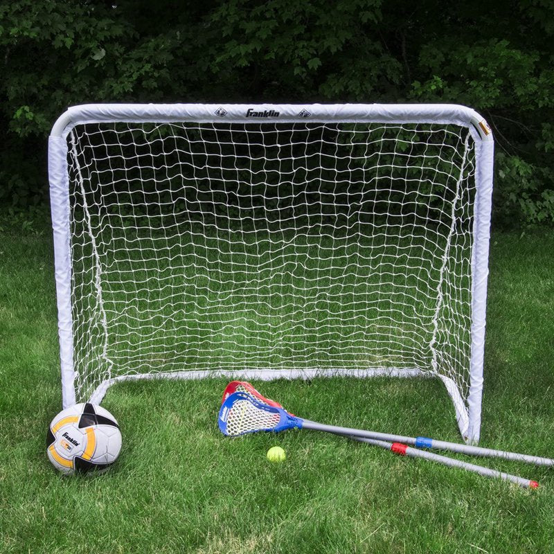 Steel Multi-Sport Soccer Lacrosse Field Hockey Goal 50x42 Inches for Backyard & Practice