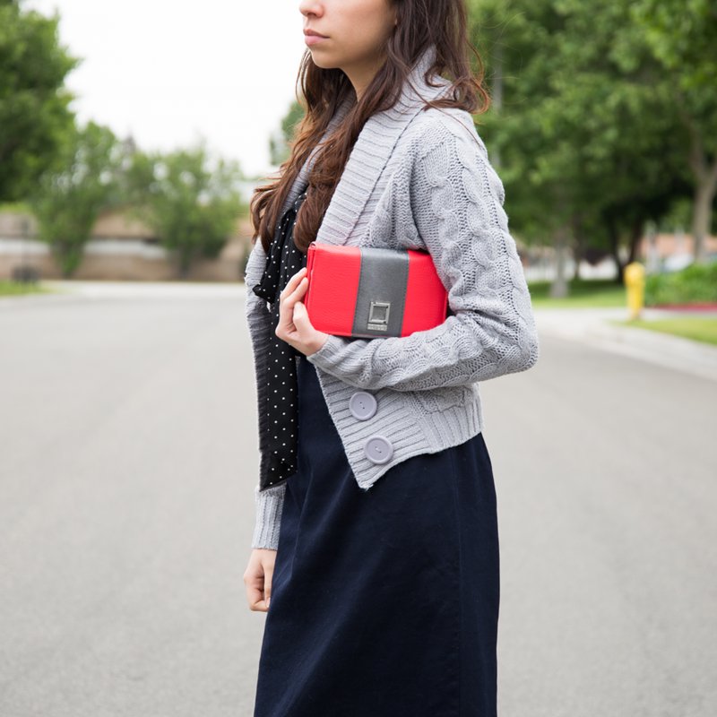 Women's Wallet Clutch for Large Smartphones - Travel, Business, Daily Use