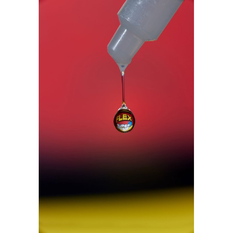 Flex Seal Super Glue Clear 2 Pack - Fast Bonding Impact-Resistant Adhesive
