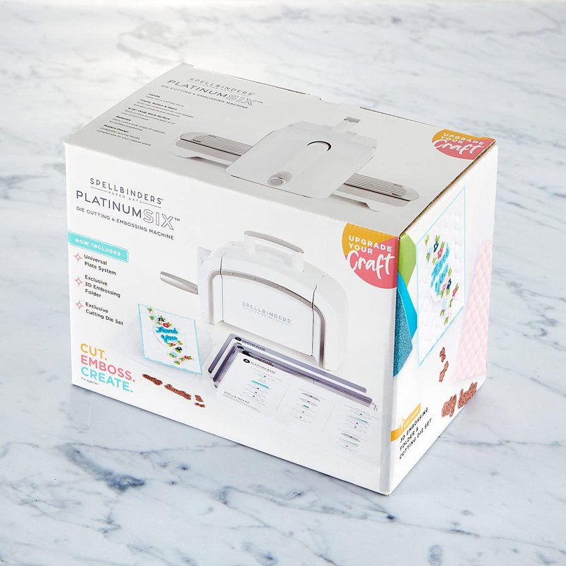 Spellbinders Platinum 6.0 Die Cutting & Embossing Machine with Exclusive Die Set