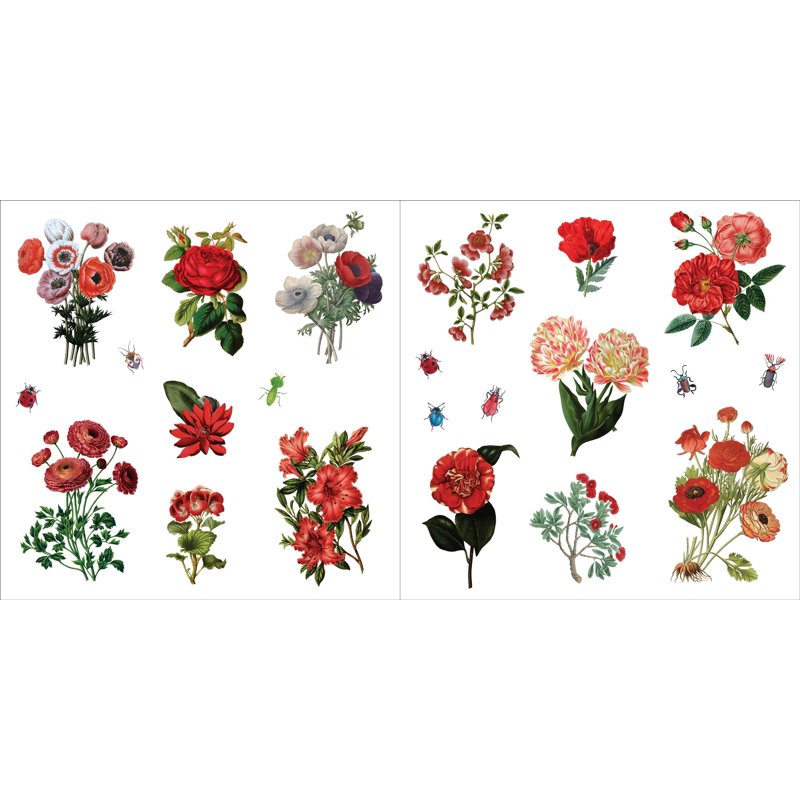 Botanical Sticker Book for Journaling and Crafts - Bunches of Botanicals