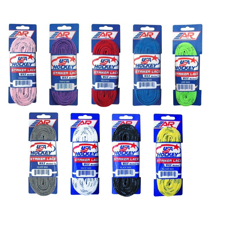 Hockey Skate Laces Waxed 72 Inch Durable Tips for Ice Skates