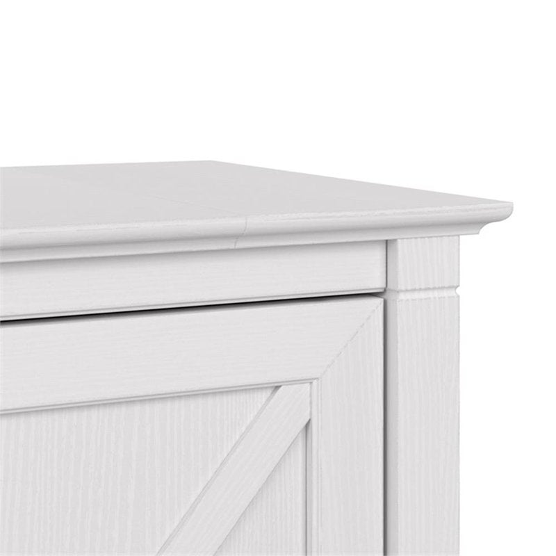 2 Drawer Wood File Cabinet - Lateral Storage for Home Office or Living Room