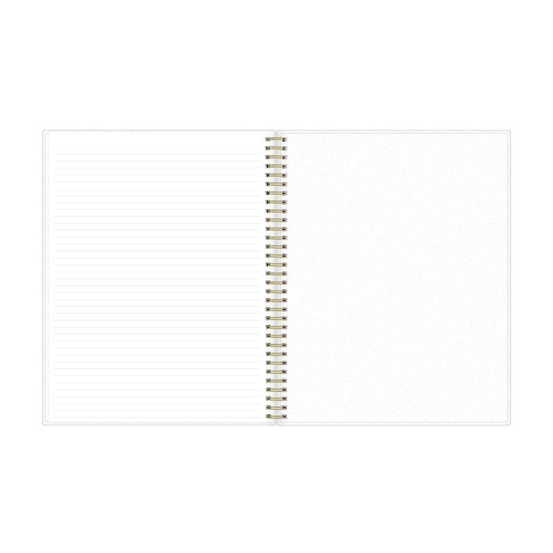 Blue Sky 8.5x11 Lined Notebook - Durable Cover, Perforated Pages