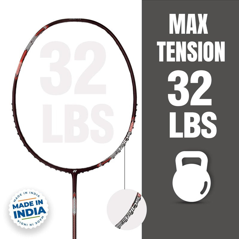 Yonex Astrox Attack 9 Badminton Racket Dark Purple G4 4U - High Performance Sports Equipment