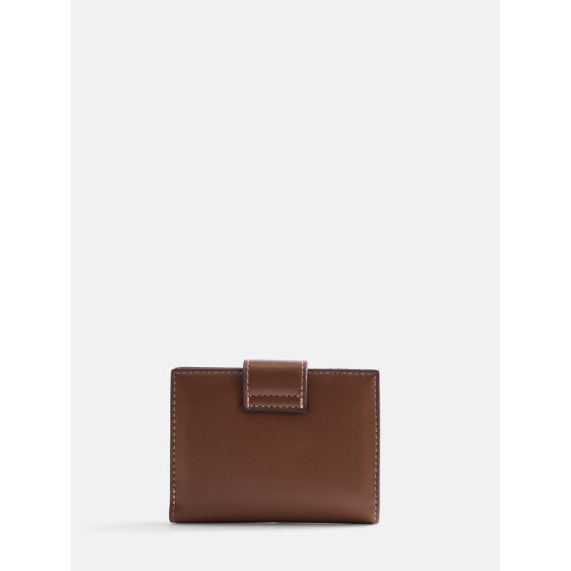 Women's Indexer Wallet with Turn Lock Closure - Small Fashionable Coin & Card Holder