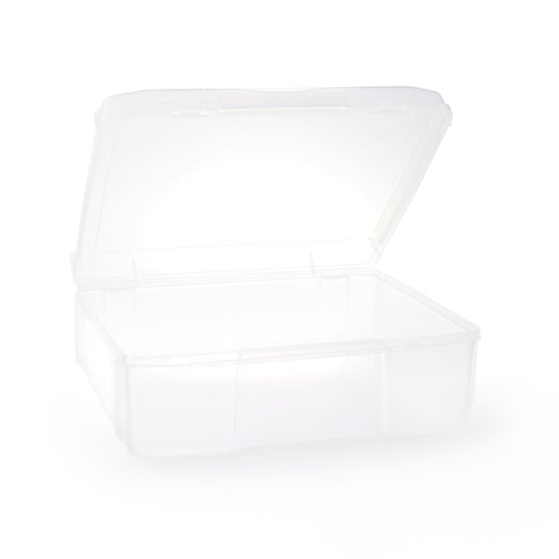 12x12 Craft Storage Case - Portable Organizer for Scrapbooks, Sewing, Art Supplies