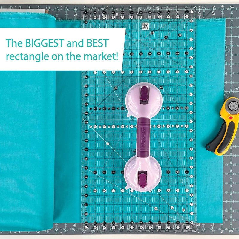 Quilting Ruler 12.5 x 24.5 Inch for Precise Patchwork and Sewing