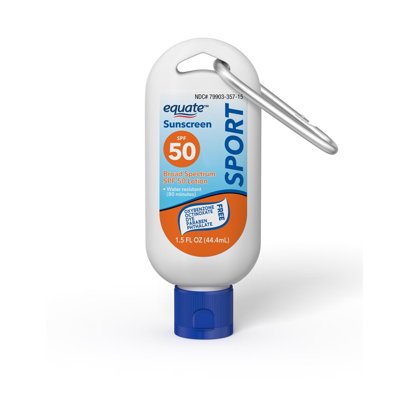 SPF 50 Broad Spectrum Sunscreen Lotion with Key Chain - Travel Size 12 Pack