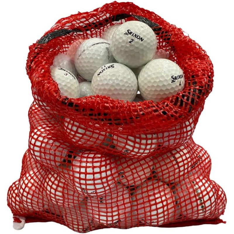 Srixon 72 Recycled Golf Balls Mesh Bag - 3A/2A Condition | Golf Ball Planet Variation: Srixon