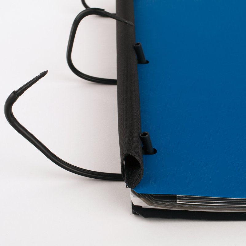 Refillable College Ruled Notebook with 1-Inch Rings and Study App, Pacific Blue