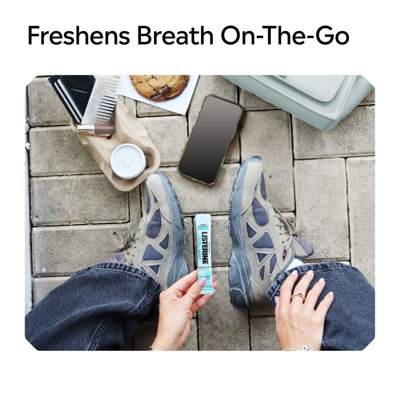 Alcohol-Free Mouthwash Packets - Fresh Breath, Travel-Friendly, Cool Mint, 5 Pack