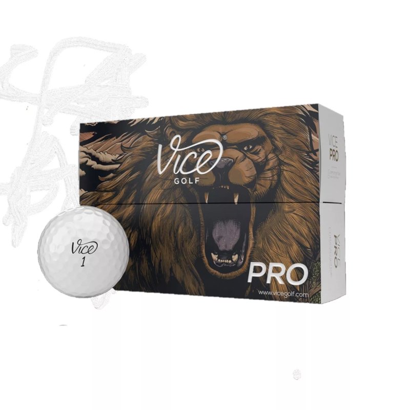 Vice Pro Golf Balls 24-Pack - White (Variation: White, Single)