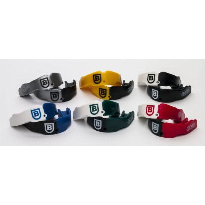 Youth Football Mouthguard 2-Pack with Straps - Re-moldable Safety Gear