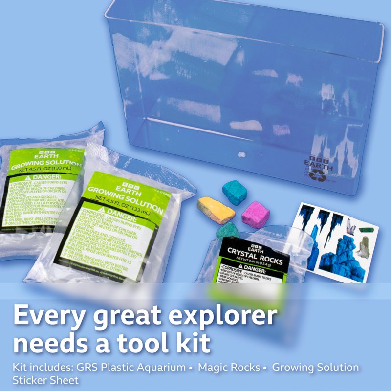 Kids Crystal Aquarium Kit - STEM Science Experiment Set for Ages 6+