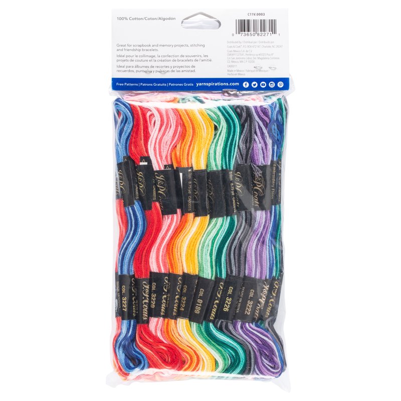 Embroidery Floss Value Pack - Lustrous Thread for Arts & Crafts
